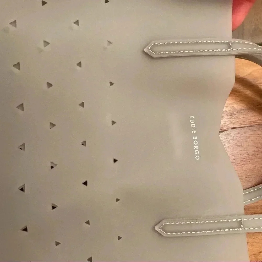 Eddie Borgo Neiman Marcus laser cut silicone tote bag